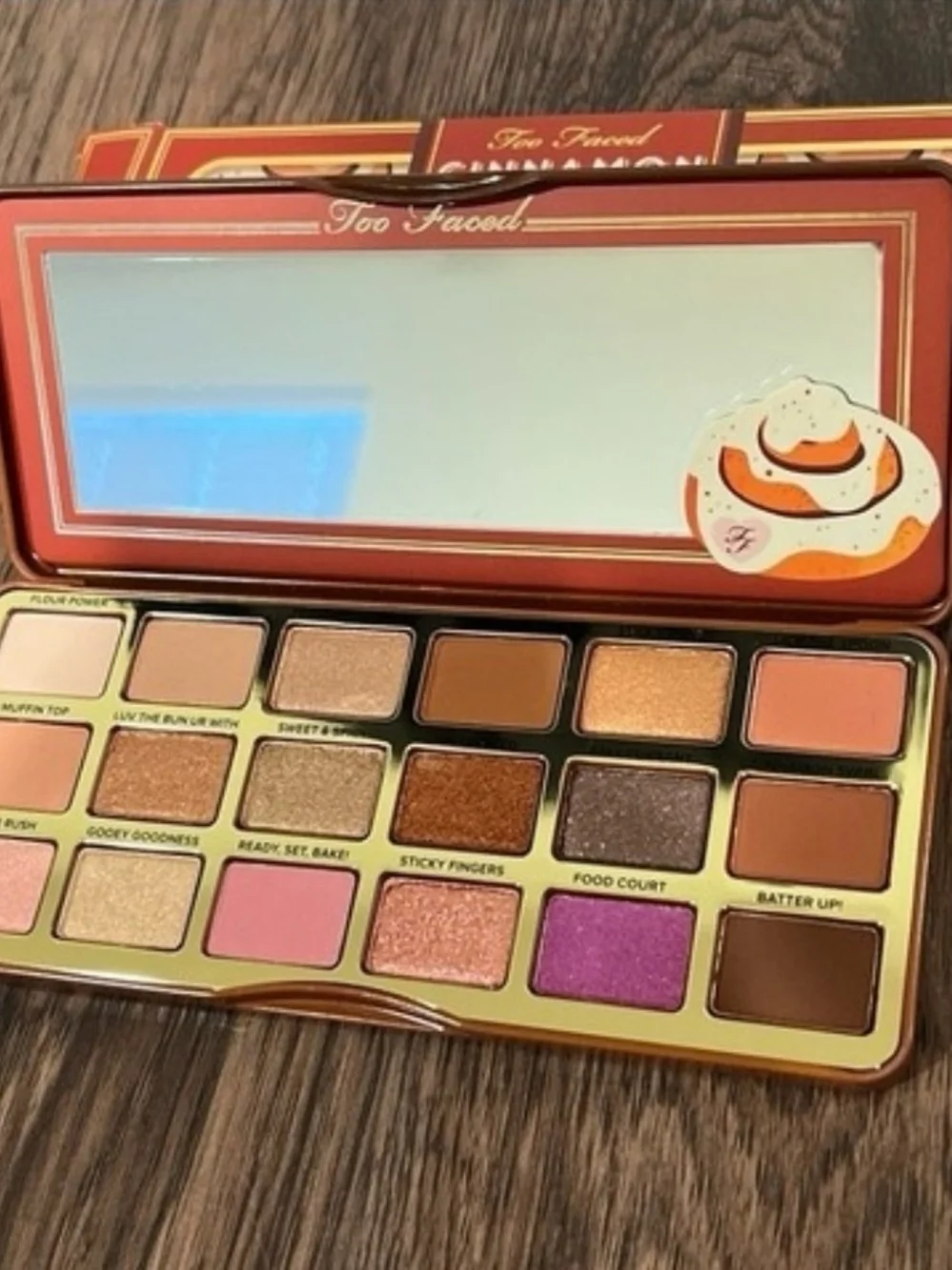 💋Iconic Too Faced Cinnamon Swirl Eyeshadow Palette💐Warm Neutral & Pink Shades